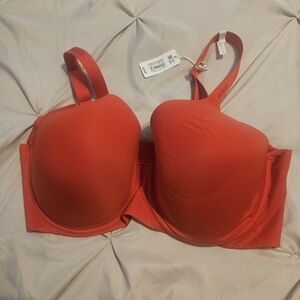 aerie Smooth Molded T-Shirt Bra in Coral
